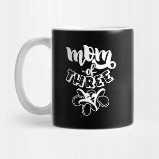 Mom Of Three Mothers Day Gift Mug